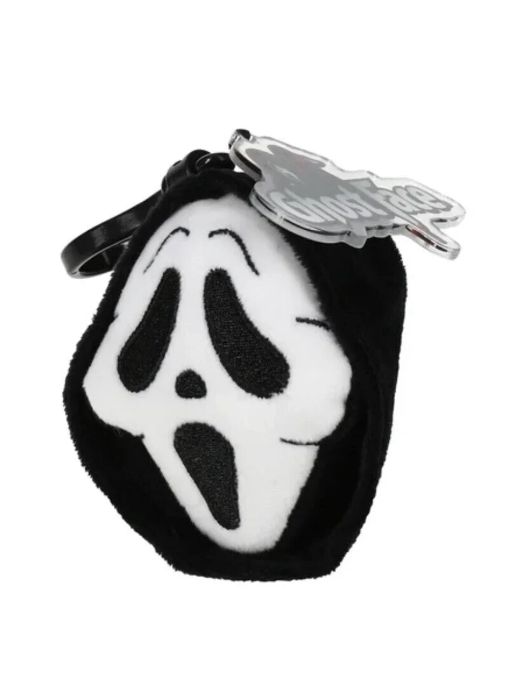 CultureFly Ghost Face Mystery Plush Bag Clip